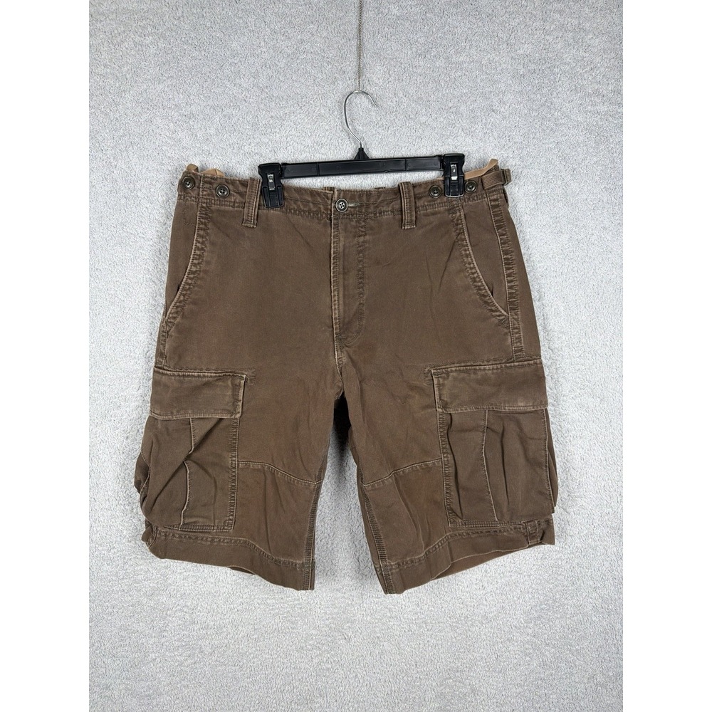 Vtg Gap Cargo Shorts Mens 36 Brown Heavyweight Utility Military Pockets Y2K